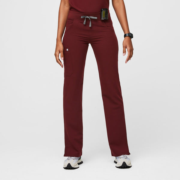 women's Burgundy Kade - Straight-Leg Scrub Pant™ (3XL - 6XL)