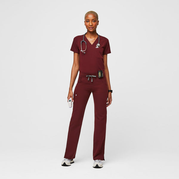 Women's Burgundy Kade - Tall Straight-Leg Scrub Pant™