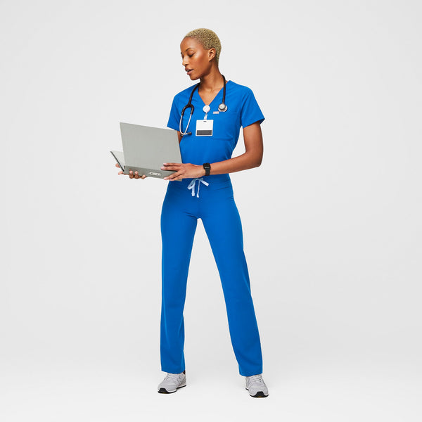 women's Royal Blue Livingston - Straight-Leg Scrub Pant™ (3XL - 6XL)