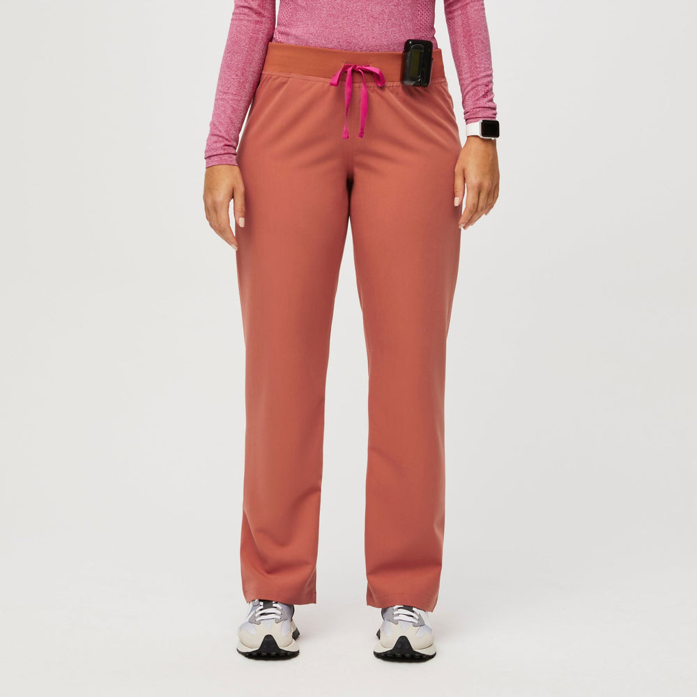 women's Terracotta Livingston - Tall Straight-Leg Scrub Pant™
