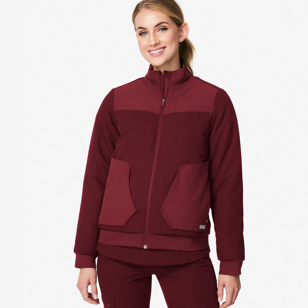 women's Burgundy Morven Jacket