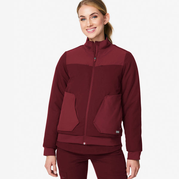women's Burgundy Morven Jacket