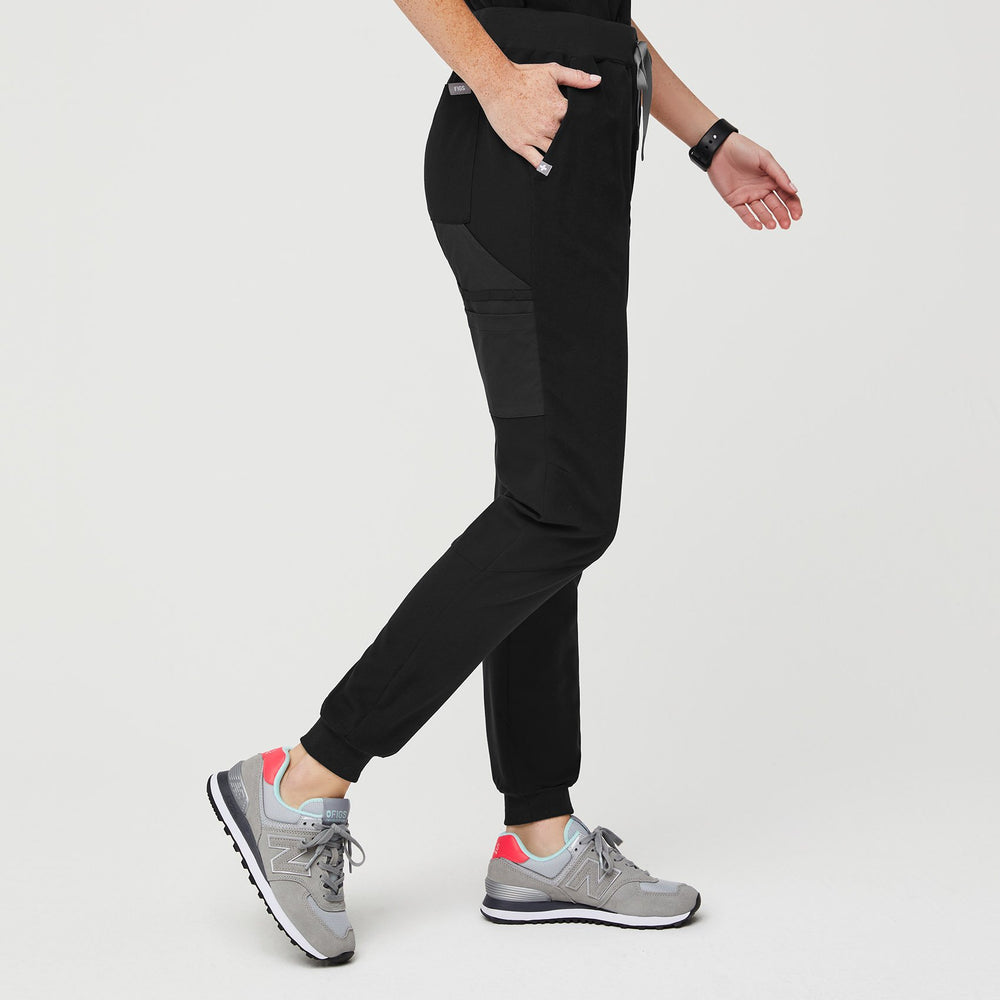 women's Black Muhima - Skinny Jogger Scrub Pant