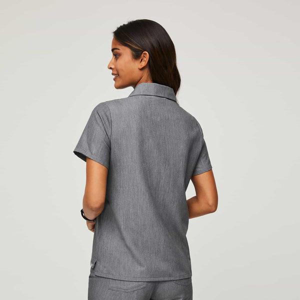 women's Graphite Nala - Short-Sleeve ScrubPolo™