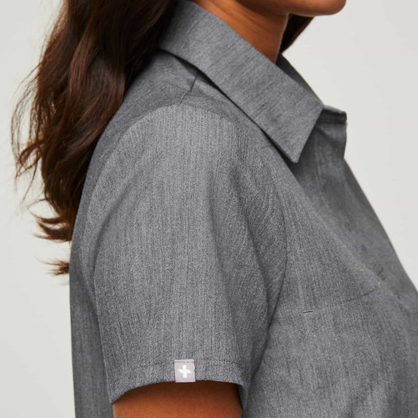 women's Graphite Nala - Short-Sleeve ScrubPolo™