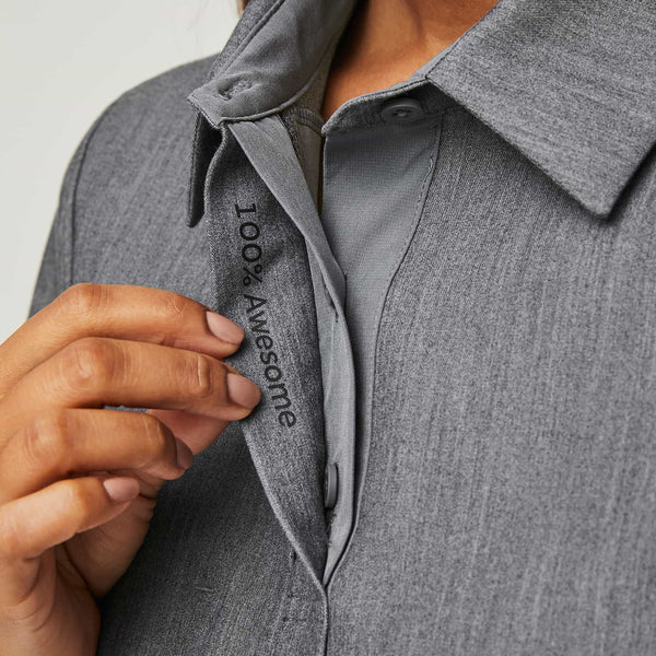 women's Graphite Nala - Short-Sleeve ScrubPolo™
