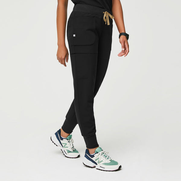 women's Black Nepal - Slim Jogger Scrub Pant