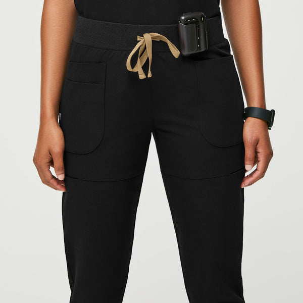 women's Black Nepal - Slim Jogger Scrub Pant