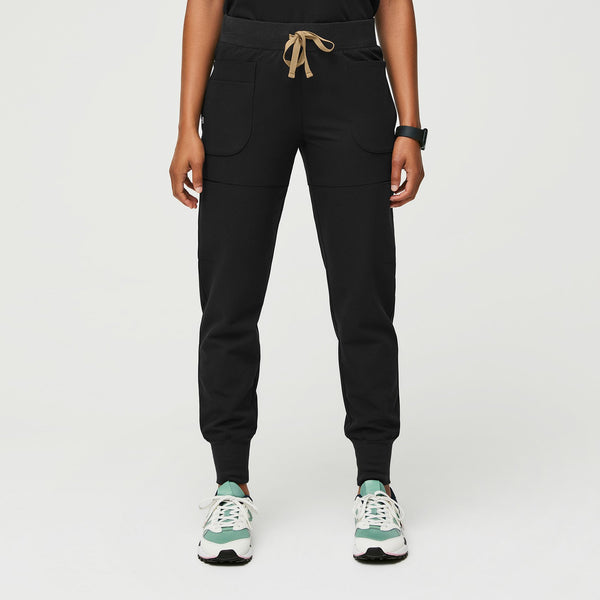 women's Black Nepal - Slim Jogger Scrub Pant