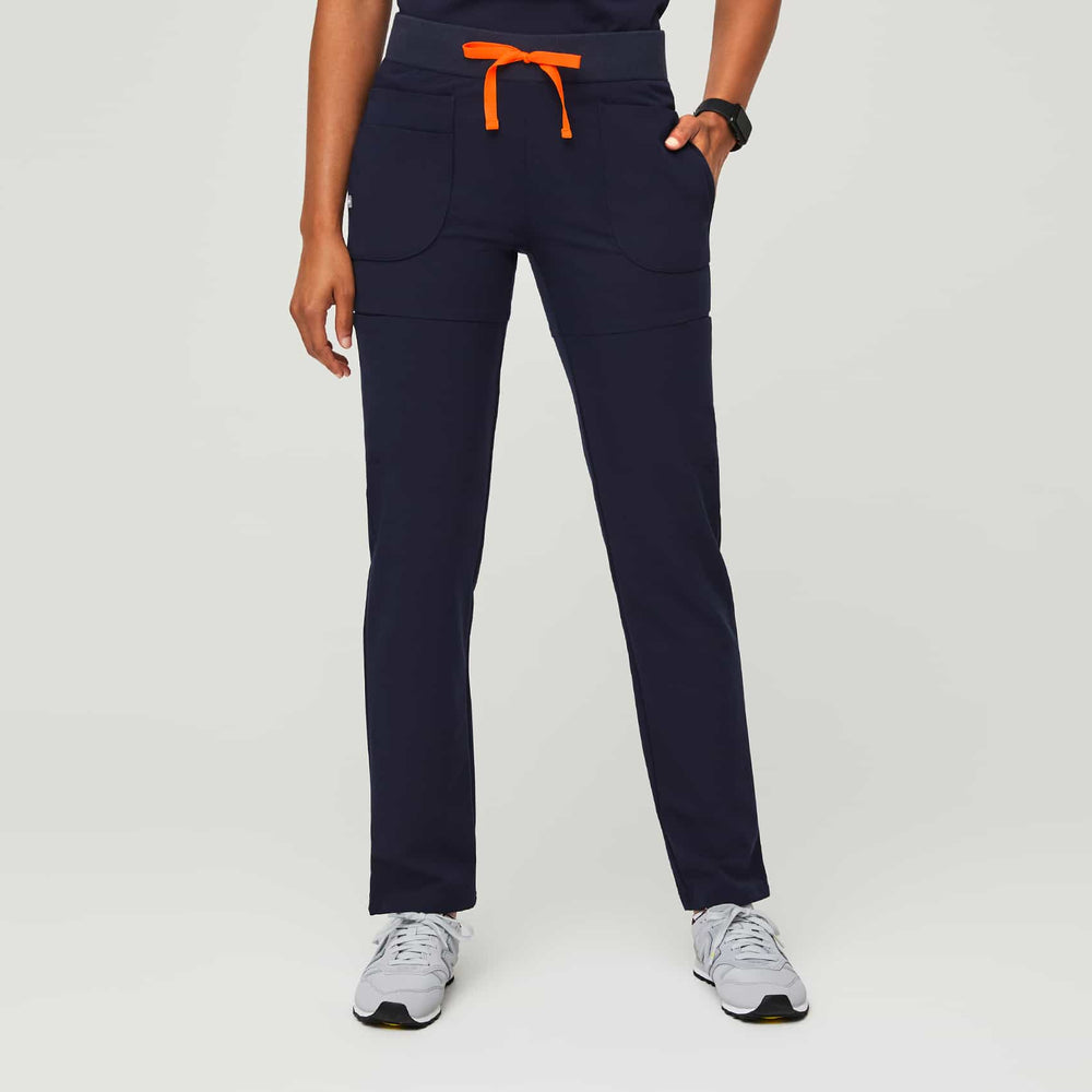 women's Navy Nepal - Tall Skinny Scrub Pant