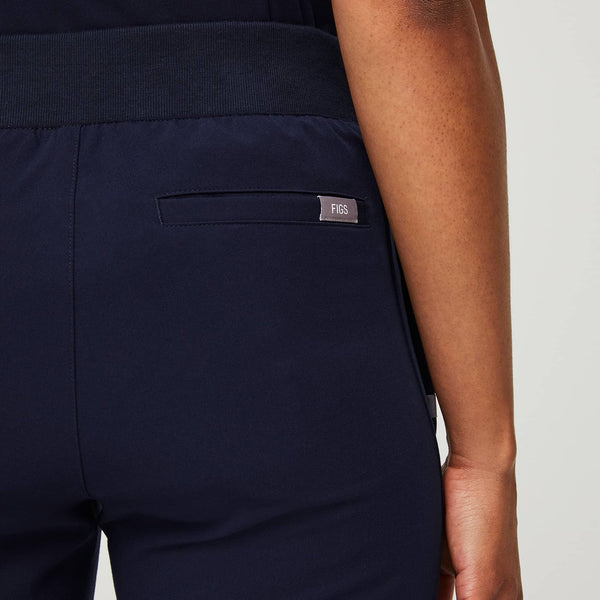 women's Navy Nepal - Skinny Scrub Pant