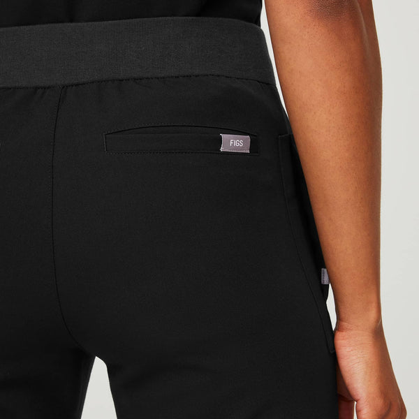 women's Black Nepal - Petite Skinny Scrub Pant