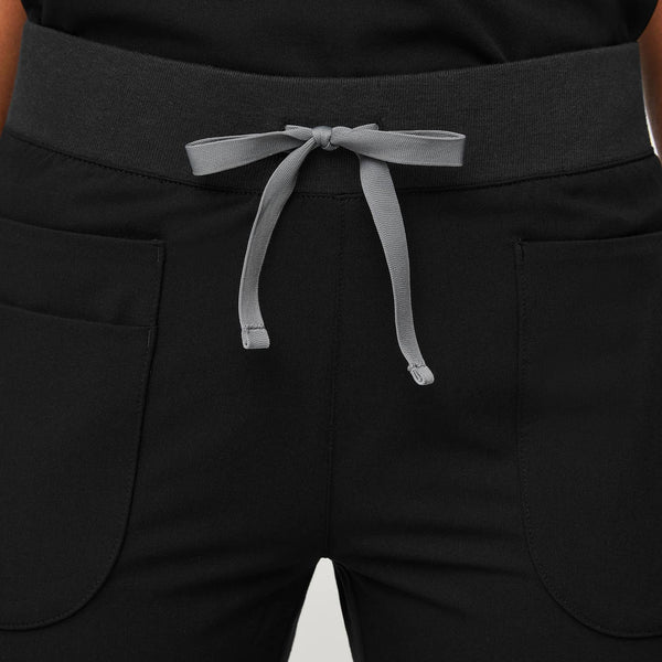 women's Black Nepal - Skinny Scrub Pant