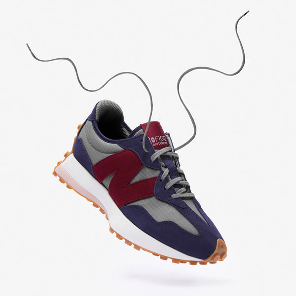 women's Navy FIGS | New Balance 327