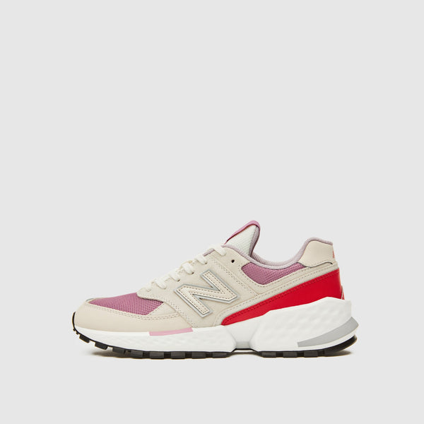 women's Pop Red FIGS | New Balance 574S