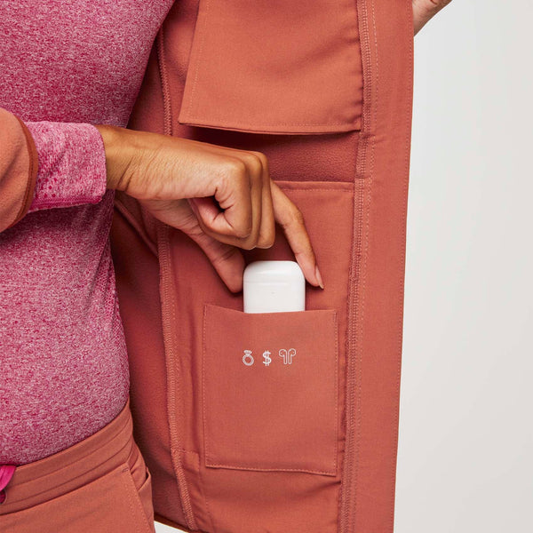 women's Terracotta On-Shift™ - Fleece Jacket
