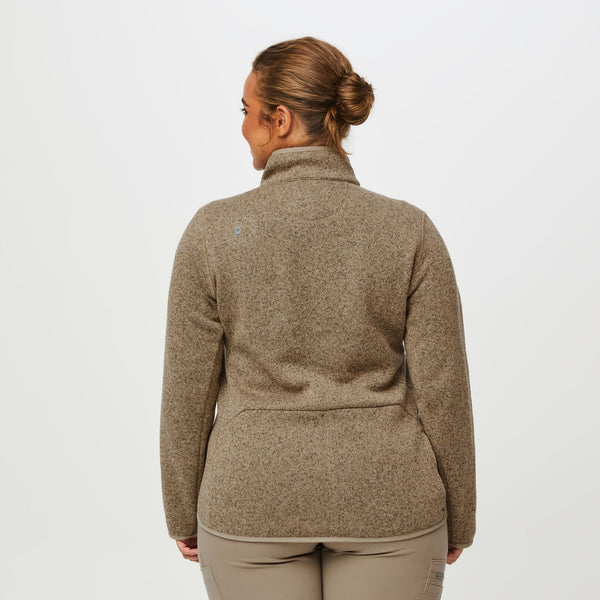 women's Heather Latte On-Shift™ - Sweater-Knit Jacket