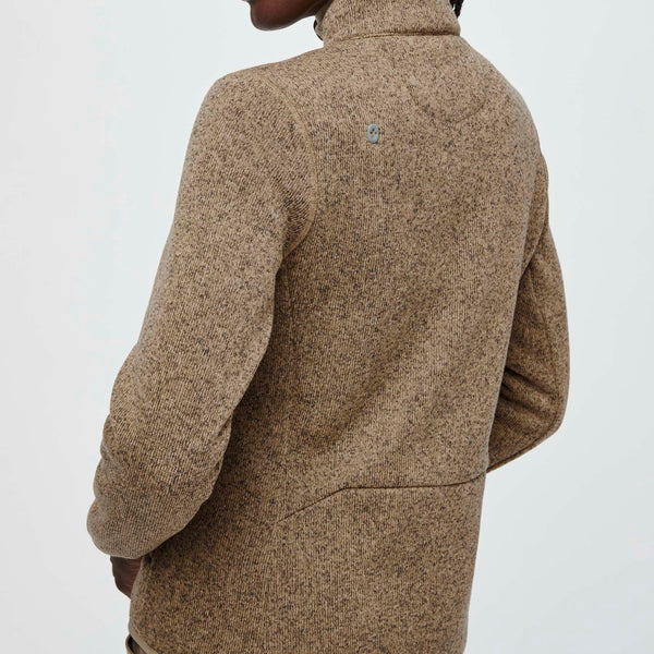 women's Heather Latte On-Shift™ - Sweater-Knit Jacket
