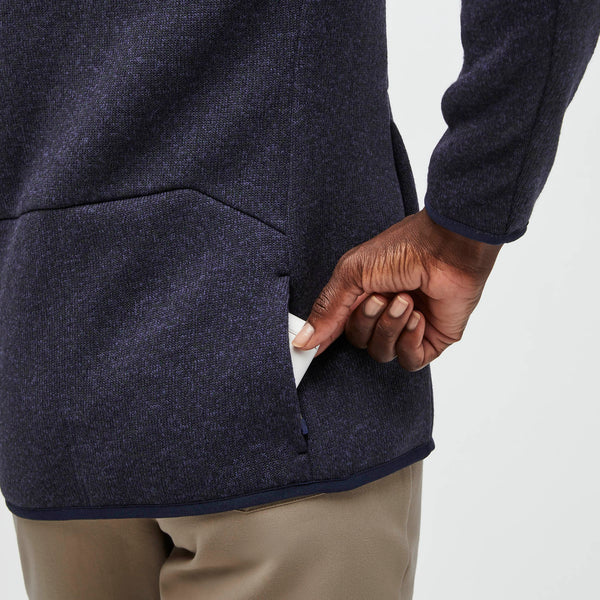 women's Heather Navy On-Shift™ - Sweater-Knit Jacket