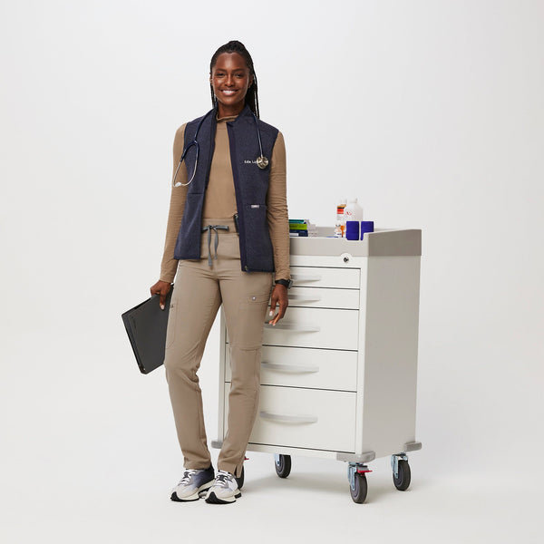 women's Heather Navy On-Shift™ - Sweater-Knit Vest