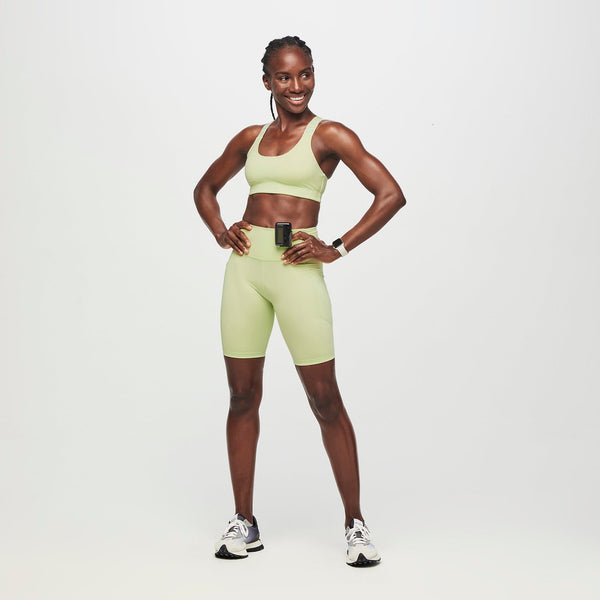 women's Mint Galaxy Performance Underscrub Short