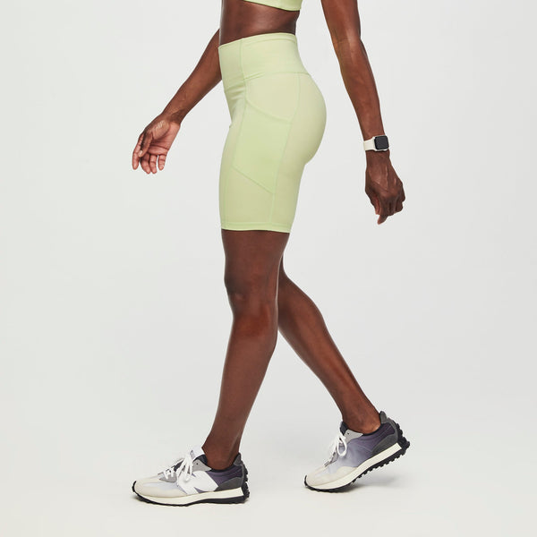 women's Mint Galaxy Performance Underscrub Short
