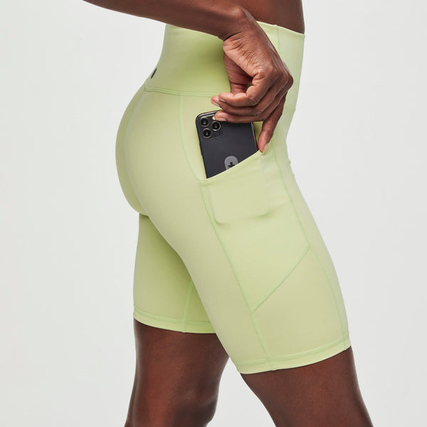 women's Mint Galaxy Performance Underscrub Short