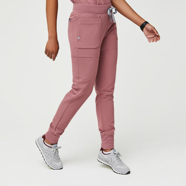 women's Mauve Qua - Skinny Jogger Scrub Pant