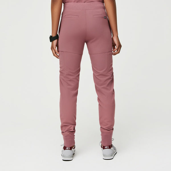 women's Mauve Qua - Skinny Jogger Scrub Pant