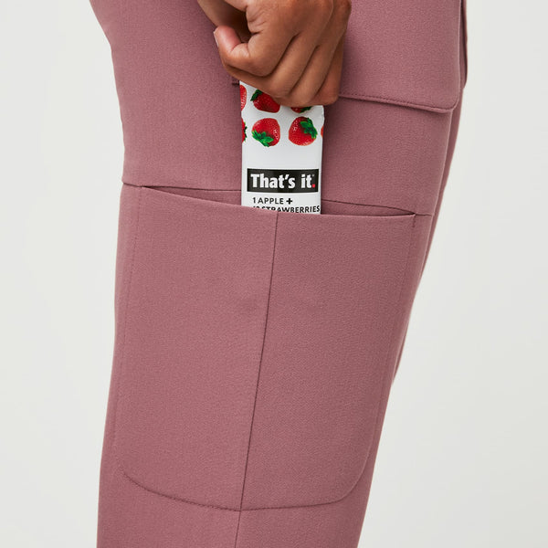 women's Mauve Qua - Skinny Jogger Scrub Pant