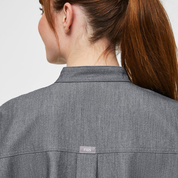 women's Graphite Rafaela™ - Oversized  Scrub Top (3XL - 6XL)
