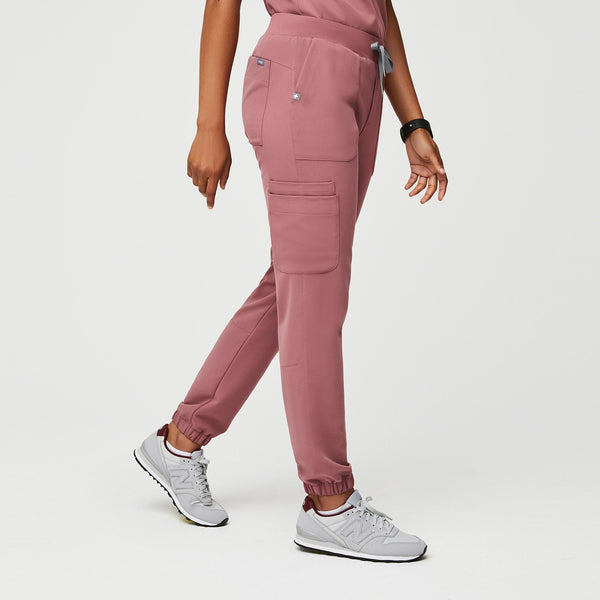 women's Mauve Taldora - Skinny Jogger Scrub Pant