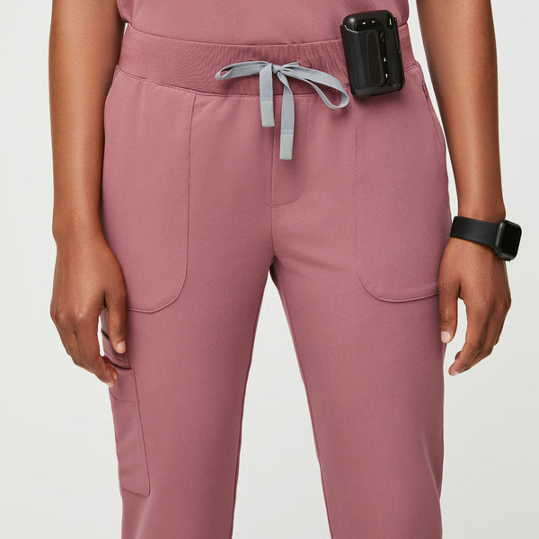 women's Mauve Taldora - Skinny Jogger Scrub Pant