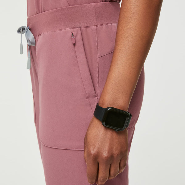 women's Mauve Taldora - Skinny Jogger Scrub Pant