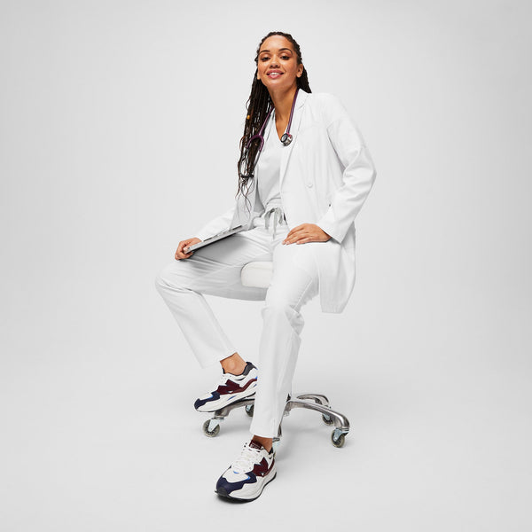 women's Optic White FIONxtra™ Yola Slim - Petite Scrub Pant™