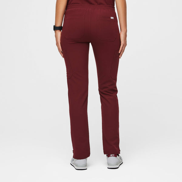 Women's Burgundy Yola Slim - Petite Scrub Pant™