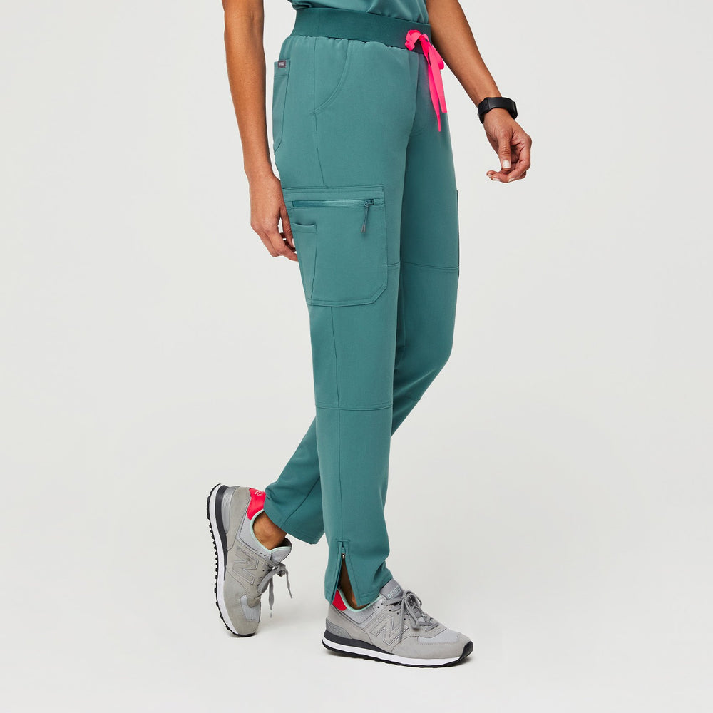 women's Hydrogreen REMIX Yola - Slim Zip Scrub Pant