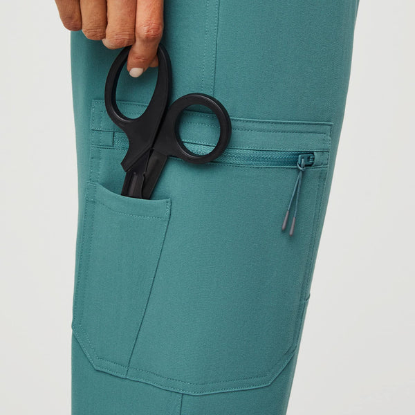 women's Hydrogreen REMIX Yola - Slim Zip Scrub Pant