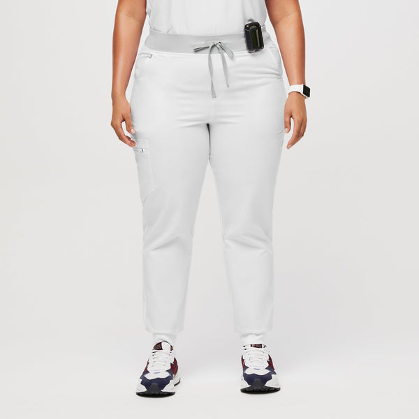 women's Optic White FIONxtra™ Zamora High-Rise™ - Jogger Scrub Pant 2.0