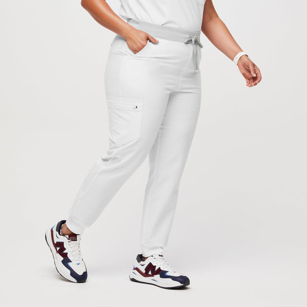 women's Optic White FIONxtra™ Zamora High-Rise™ - Jogger Scrub Pant 2.0