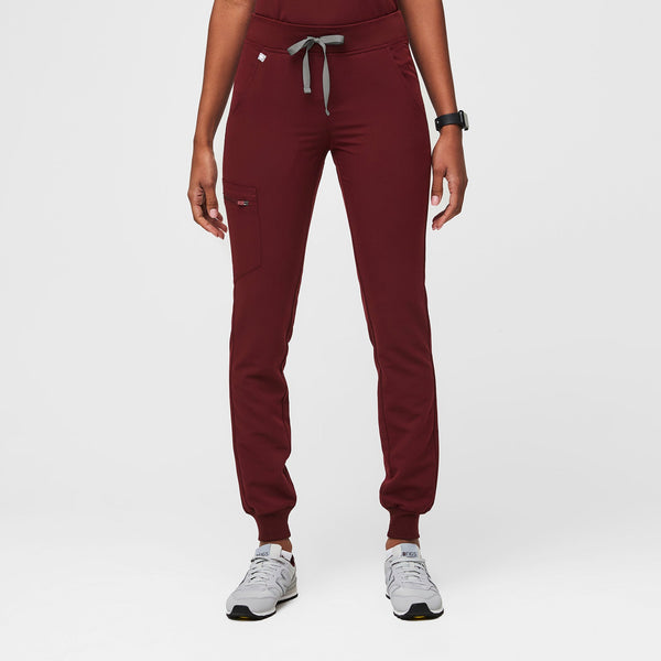 Women's Burgundy Zamora™ - Petite Jogger Scrub Pant