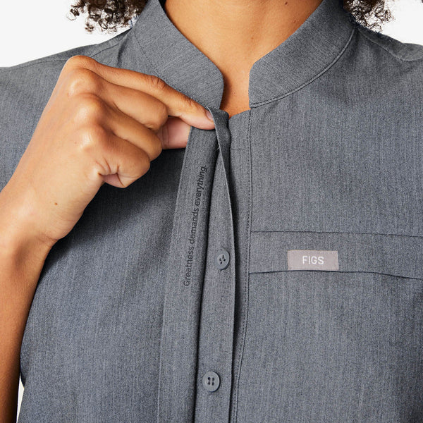 women's Graphite Celemu -  Scrub Top