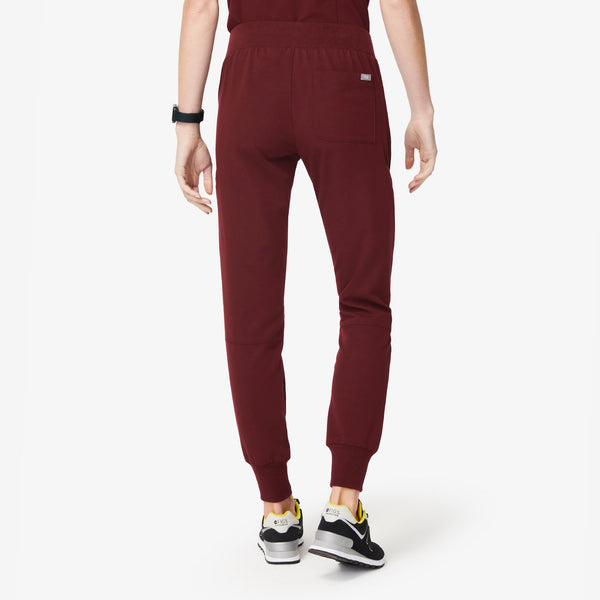 women's Burgundy Maua - Jogger Scrub Pant