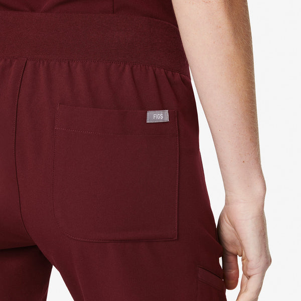women's Burgundy Maua - Jogger Scrub Pant