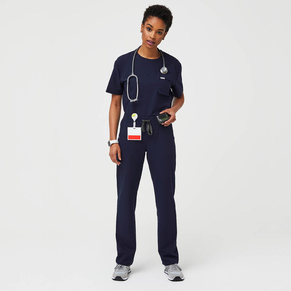 women's Navy Sewell - Classic Scrub Pant
