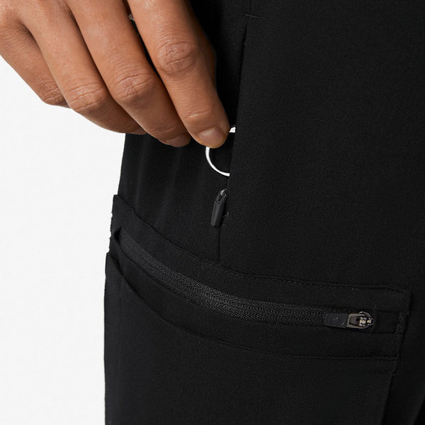 women's Black 20-Pocket - Scrub Pant