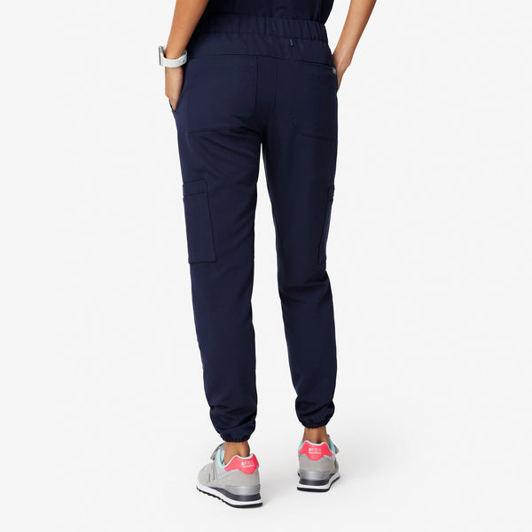 women's Navy 20-Pocket - Scrub Pant
