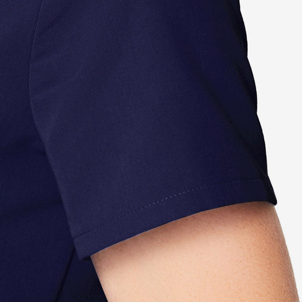embroidery: navy