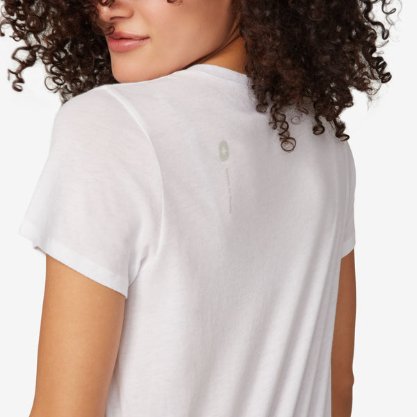 women's White Super Soft Short-Sleeve V-Neck - Underscrub